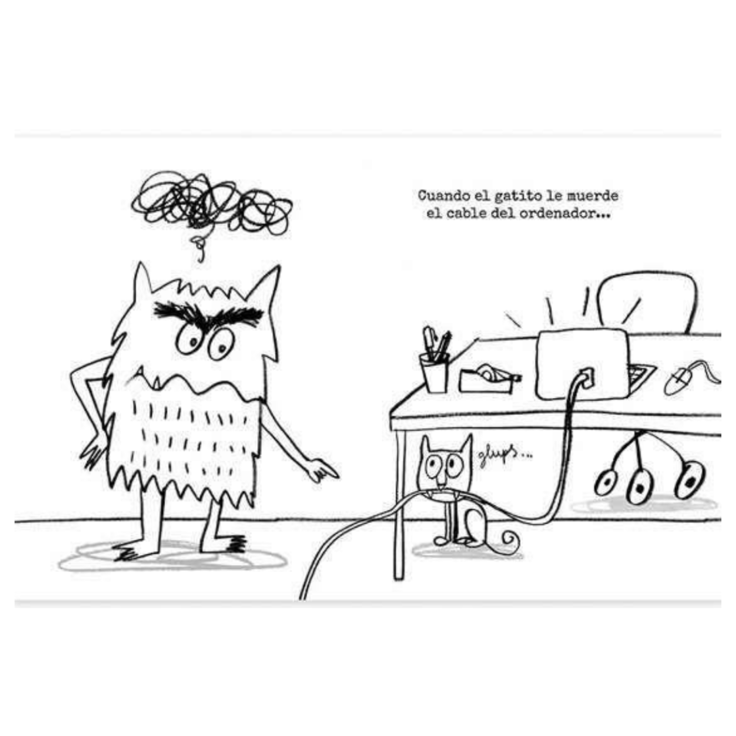 El monstruo de colores para colorear-2