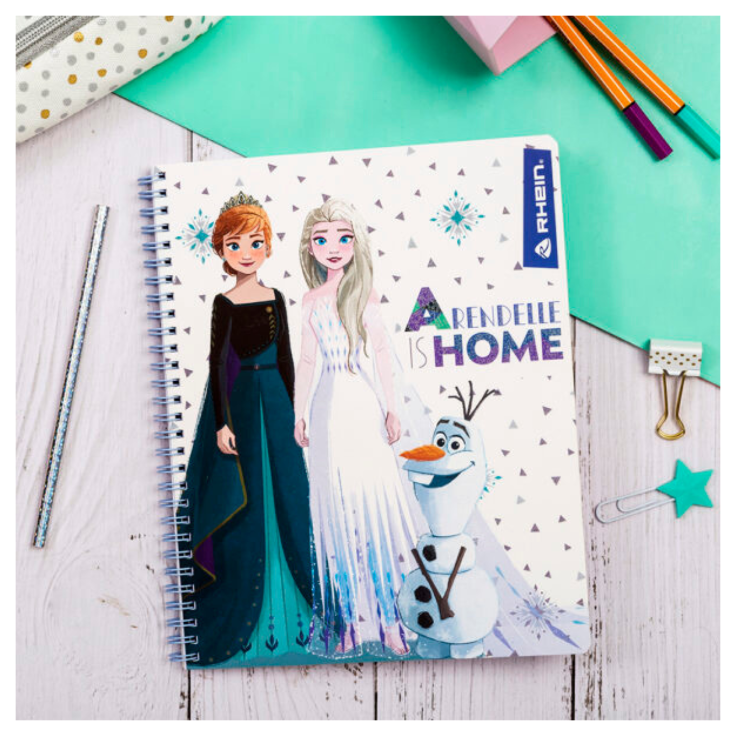 Pack 5 Cuadernos Universitarios FROZEN 100 hjs-3