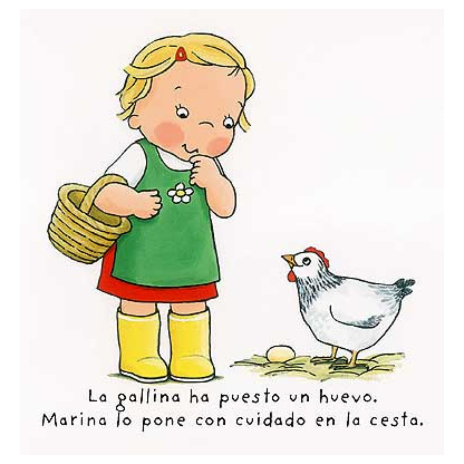 La pequeña Marina ama a los animales-2