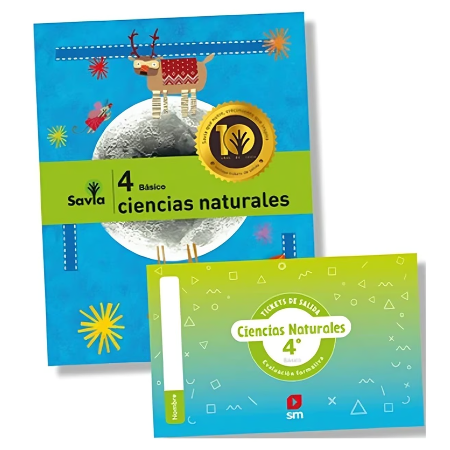 Pack Ciencias Naturales 4° Básico Savia (Nueva edición)-0