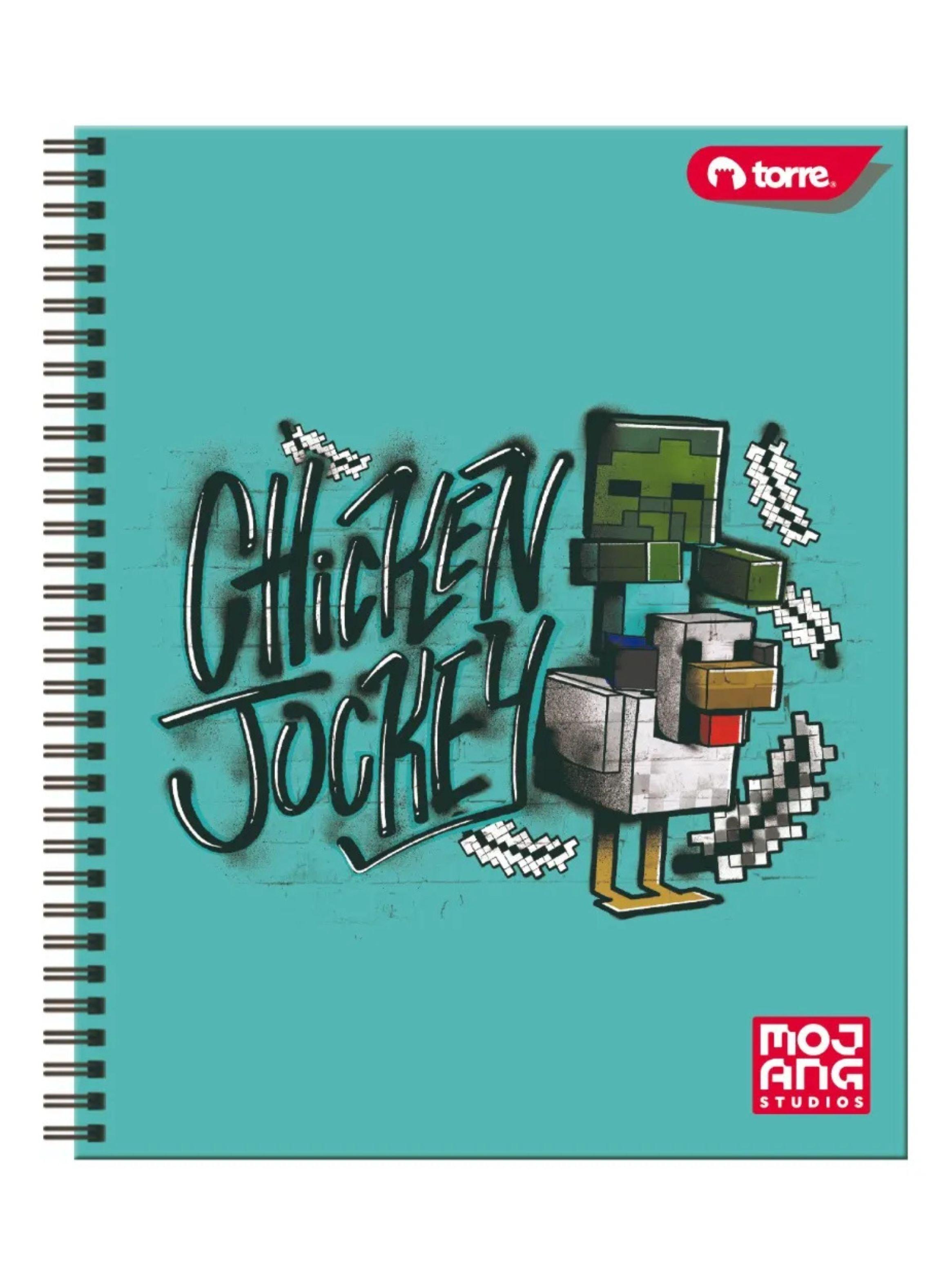 Pack 10 Cuadernos MINECRAFT Universitario cuadriculado 7MM 100 Hjs-3