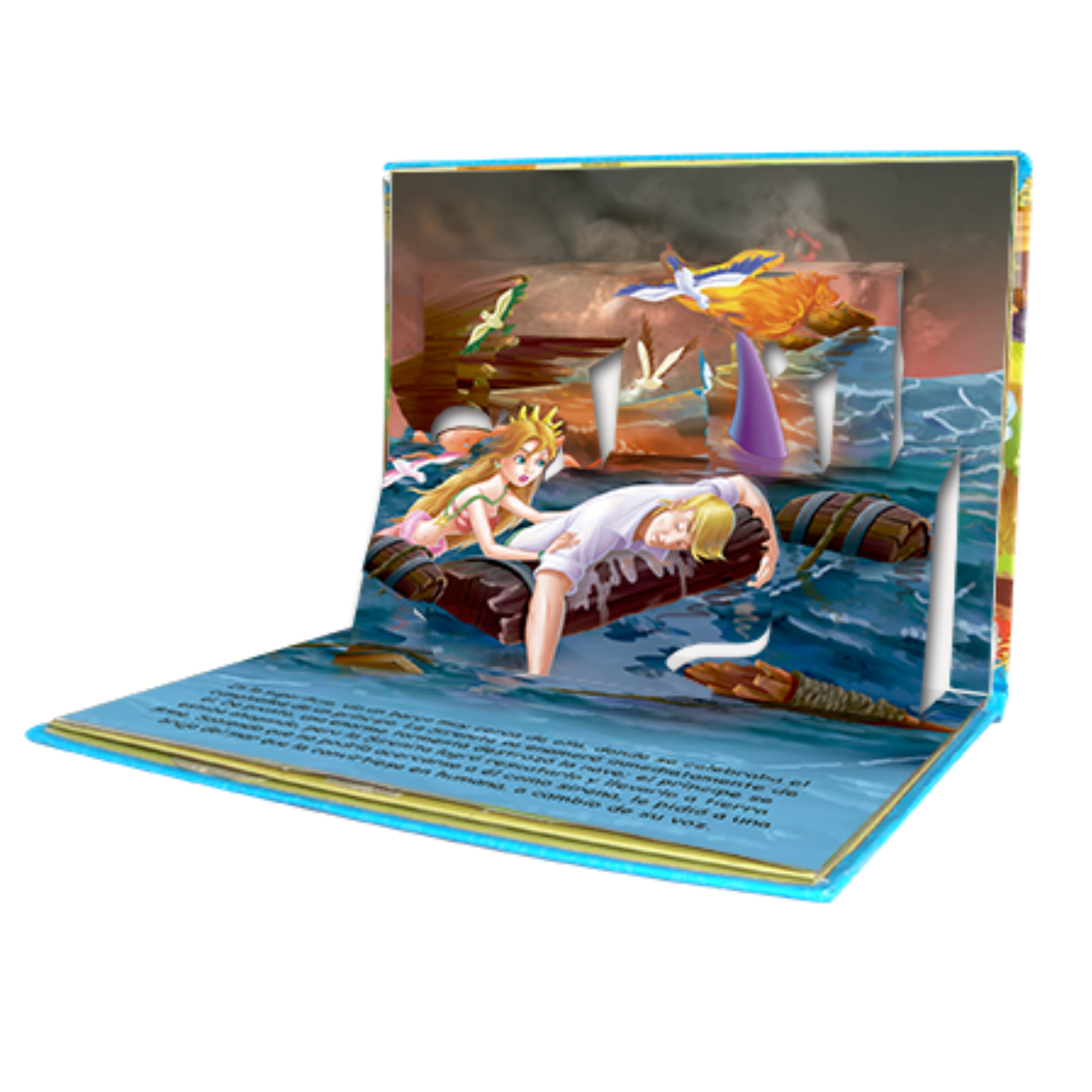 Mis cuentos clásicos en 3D - La Sirenita (Pop up)-1