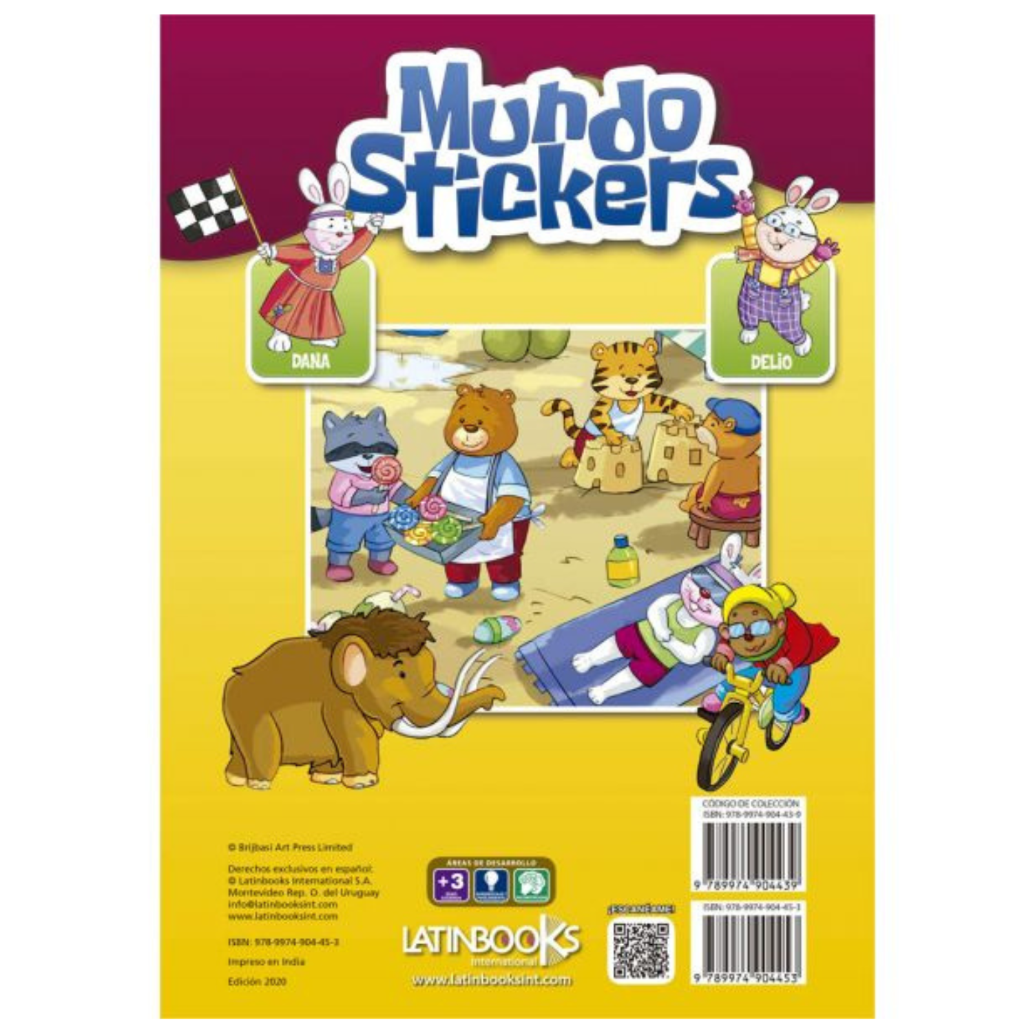 Mundo Stickers - Tapa amarilla (más de 150 Stickers)-2