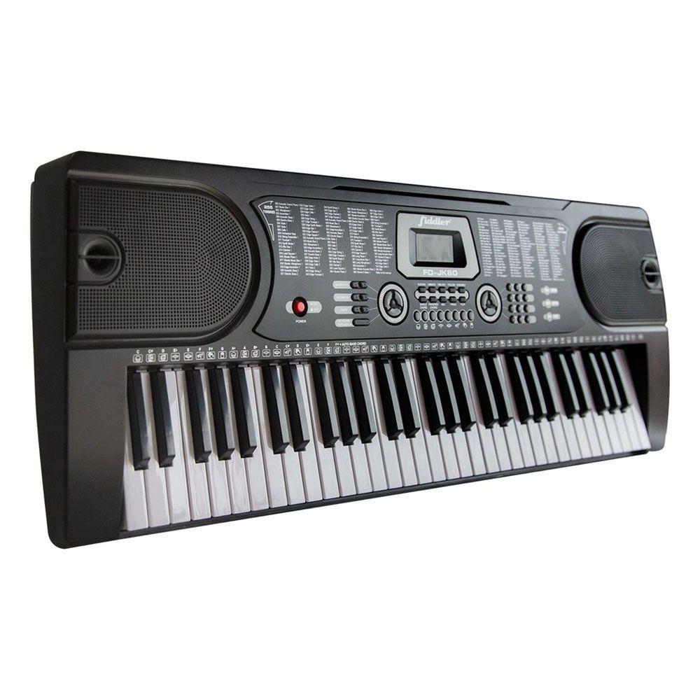 Teclado Musical Electronico Fiddler FD-JK60 61 Teclas Negro-2
