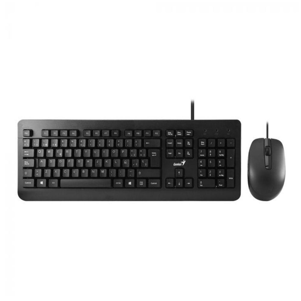 Kit Teclado y Mouse Genius KM 160 Alambrico USB-0