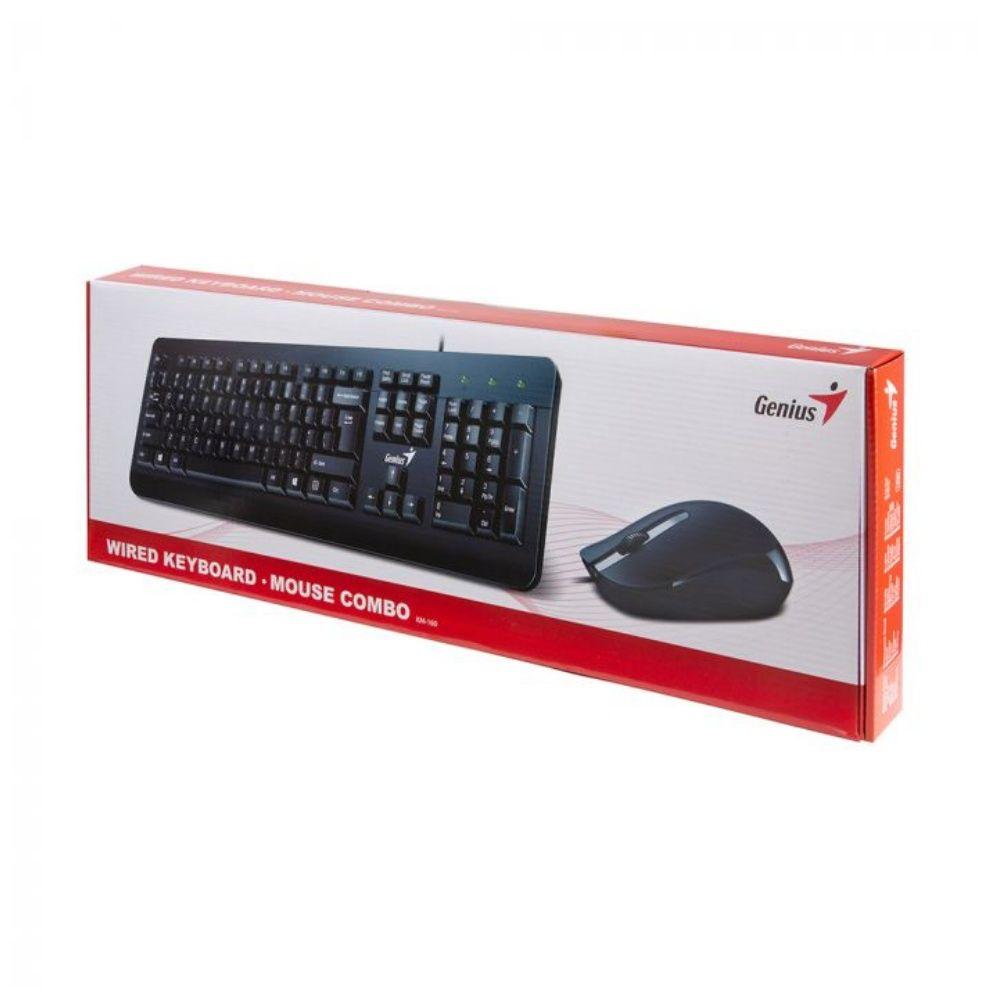 Kit Teclado y Mouse Genius KM 160 Alambrico USB-2