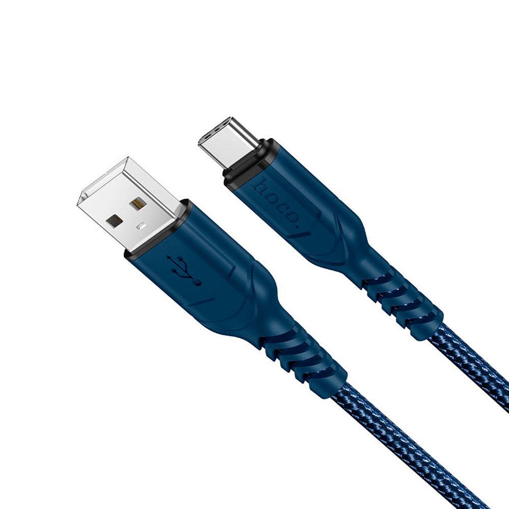 Cable Hoco X59 Victory USB a Tipo C 3A 1m Azul-3