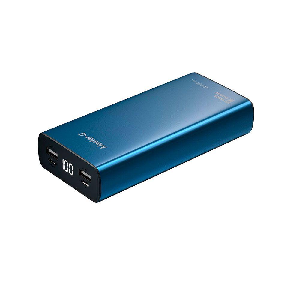 Cargador Portátil Master G Carga Rápida PD 20.000 mAh Azul-4
