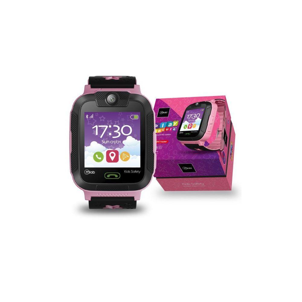 Smartwatch Mlab Play Secure para niños GPS Boton SOS Rosado-3