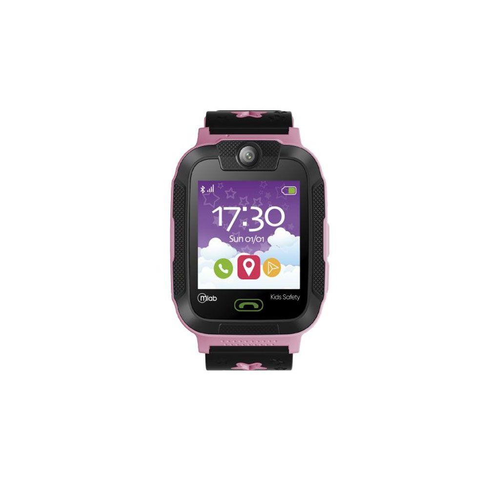 Smartwatch Mlab Play Secure para niños GPS Boton SOS Rosado-1