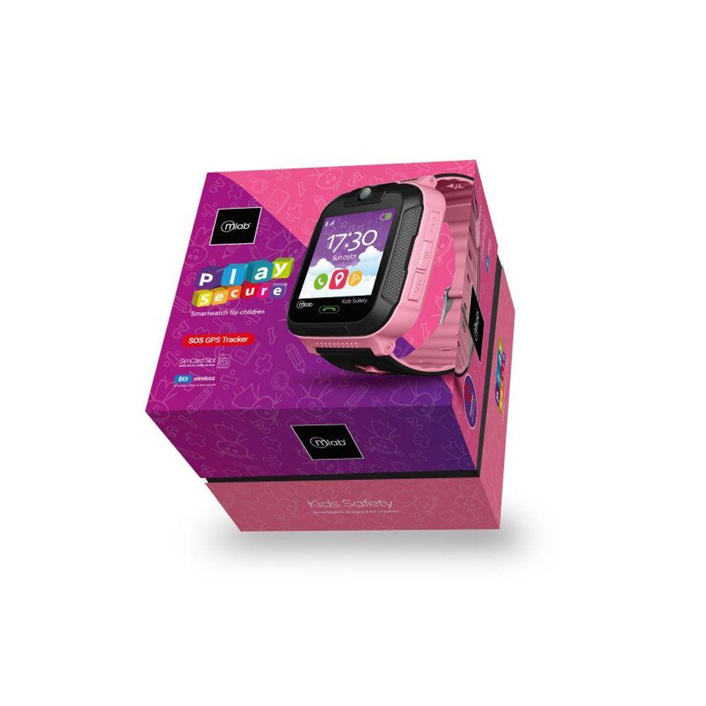 Smartwatch Mlab Play Secure para niños GPS Boton SOS Rosado-2