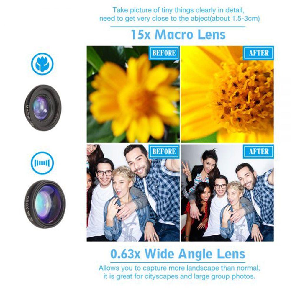 Kit de lentes telescopio camara de celular Apexel + trípode-9