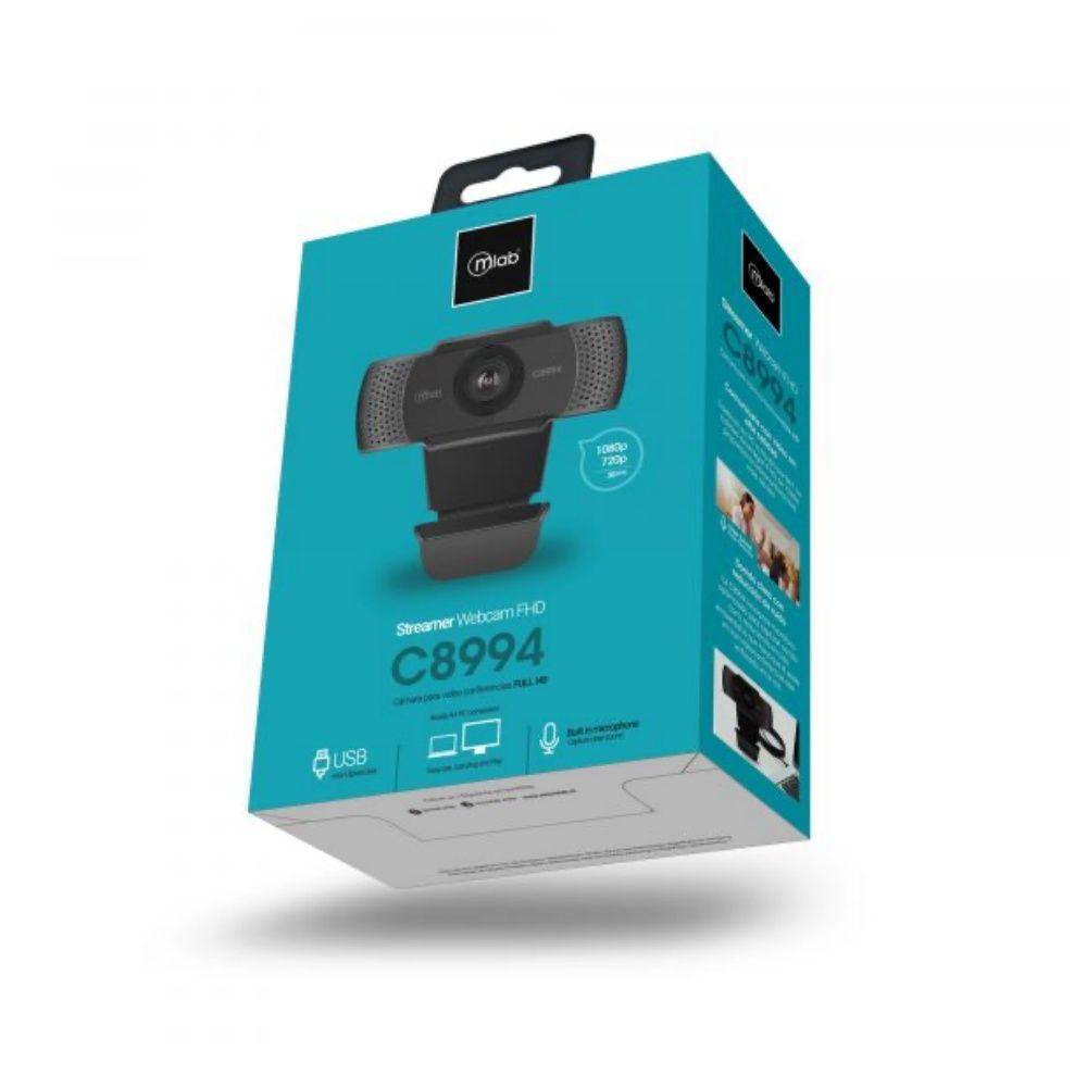 Webcam MLab C8994 1080P 30FPS HD con micrófono USB 2.0-1