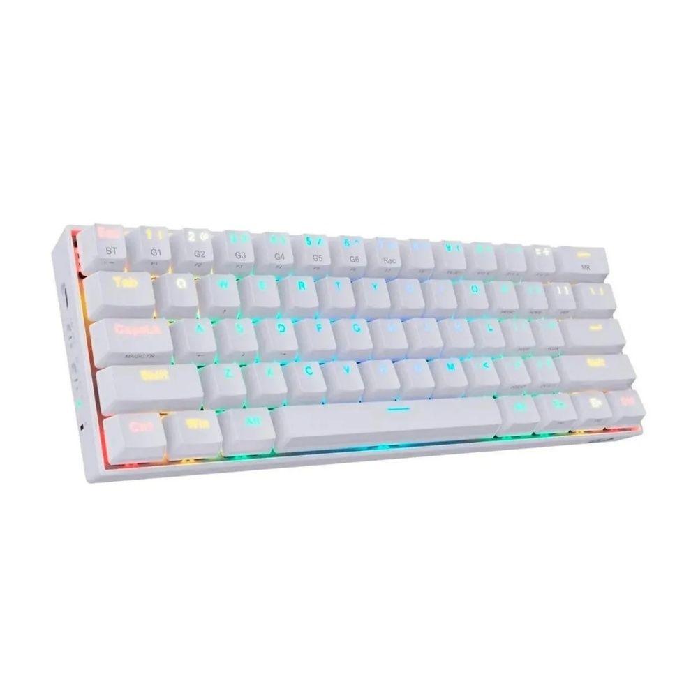 Teclado Gamer Mecanico Redragon Draconic K530W RGB Blanco-0