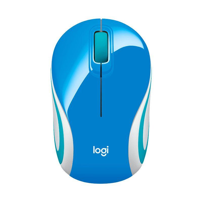 Logitech Mouse inalámbrico M187 Refresh Blue - Logitech-0