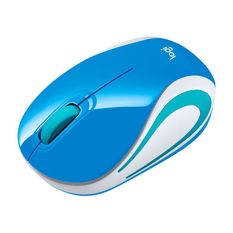 Logitech Mouse inalámbrico M187 Refresh Blue - Logitech-1