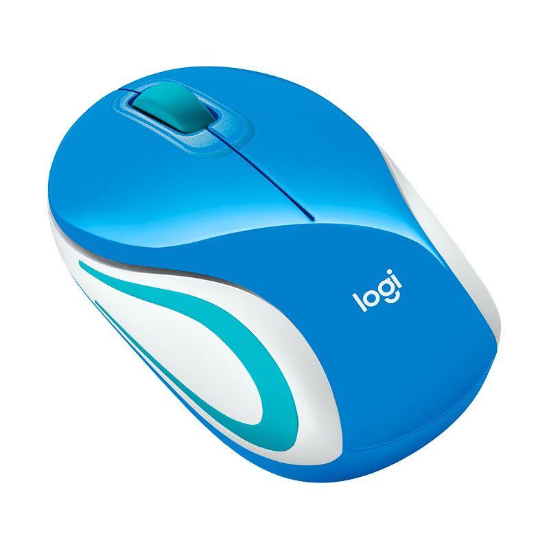 Logitech Mouse inalámbrico M187 Refresh Blue - Logitech-2