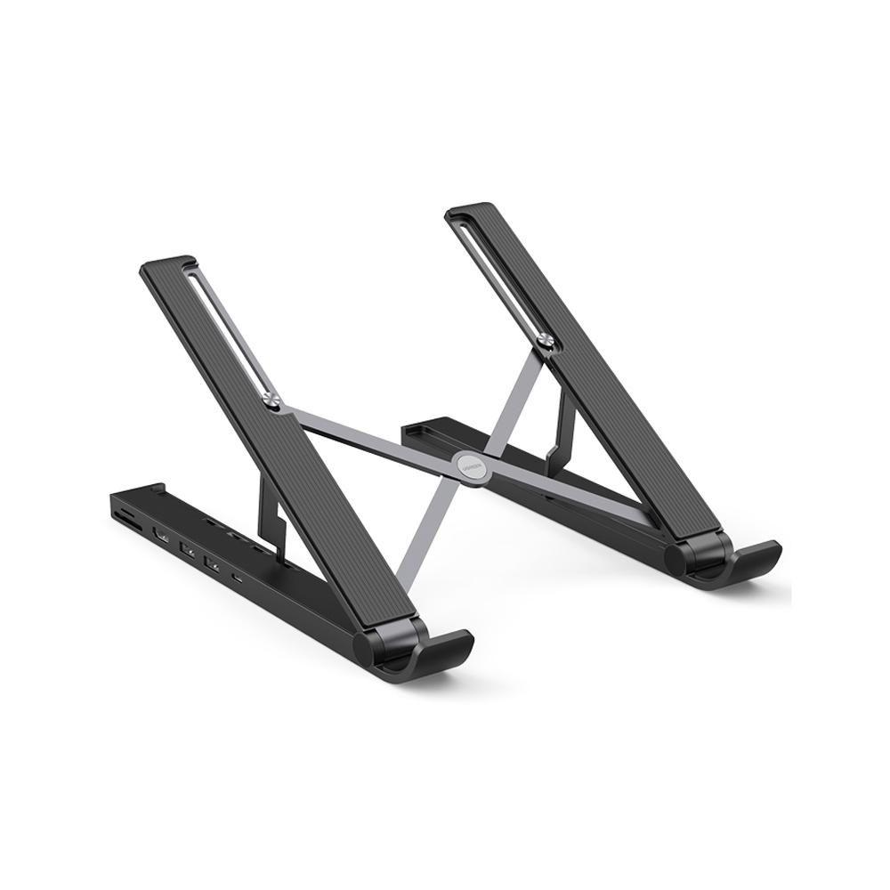 Base para notebook Ugreen CM359 USB C a 2xUSB3.0+HDMI+SD+TF-0