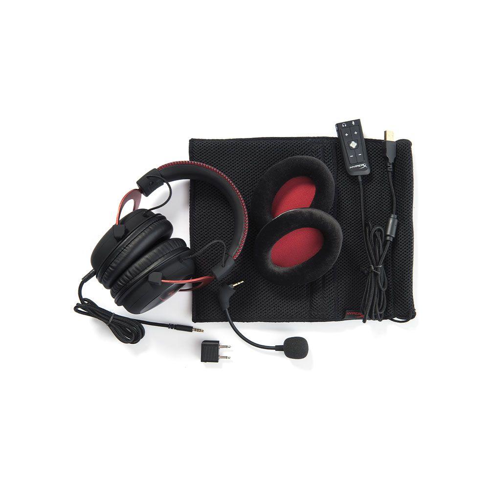 Audífonos Gamer HyperX Cloud II PS4 PC Xbox One Negro Rojo-3