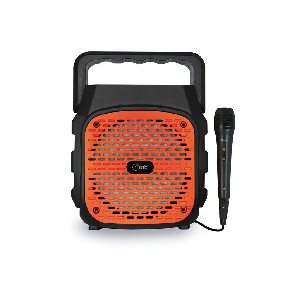 Parlante MLab  Outdoor Fun Bluetooth Karaoke Naranja-0