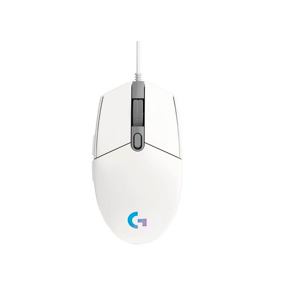 Mouse gamer Logitech G203 Lightsync 8000DPI 6 botones Blanco-1