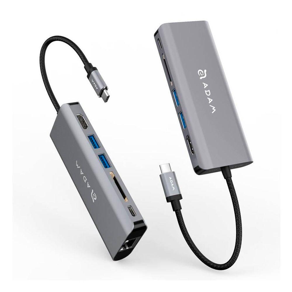 Adam elements USB-C a USB 3.1 x 2, USB-C x 1, HDMI, RJ45, SD-2
