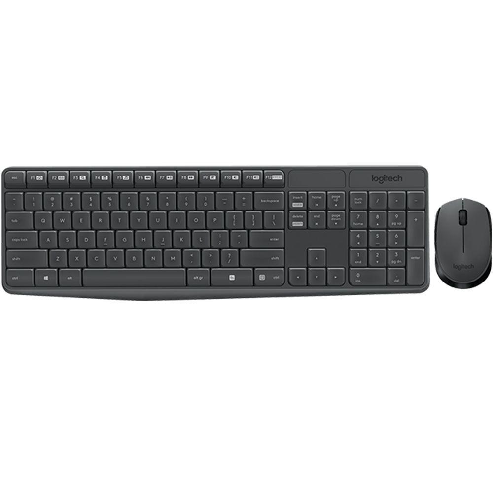 Logitech Teclado + Mouse Optico Inalambrico Mk235 - Logitech-0