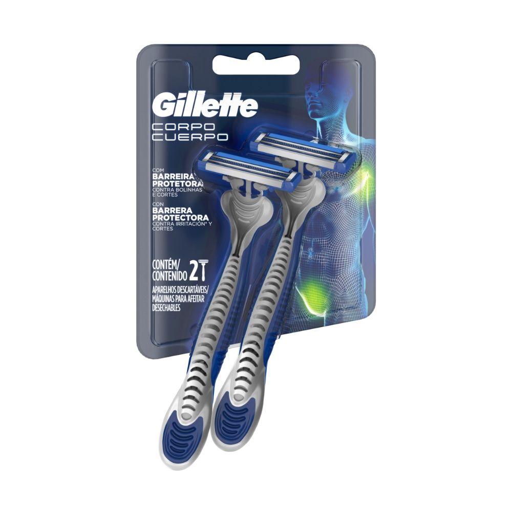 Máquinas de afeitar desechables Gillette Cuerpo 2 unidades-0