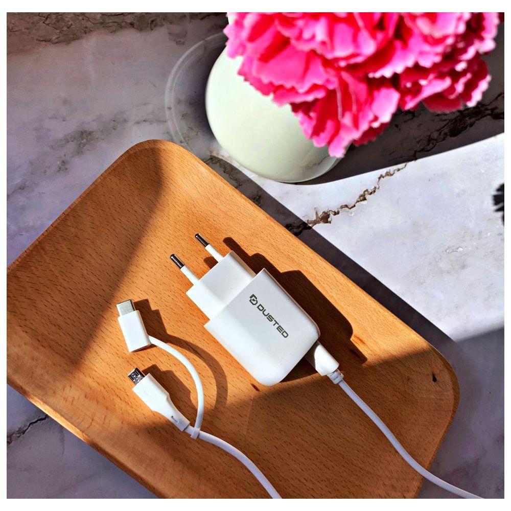 Cargador Dusted USB C Carga Rápida PD Dual USB 20W-6