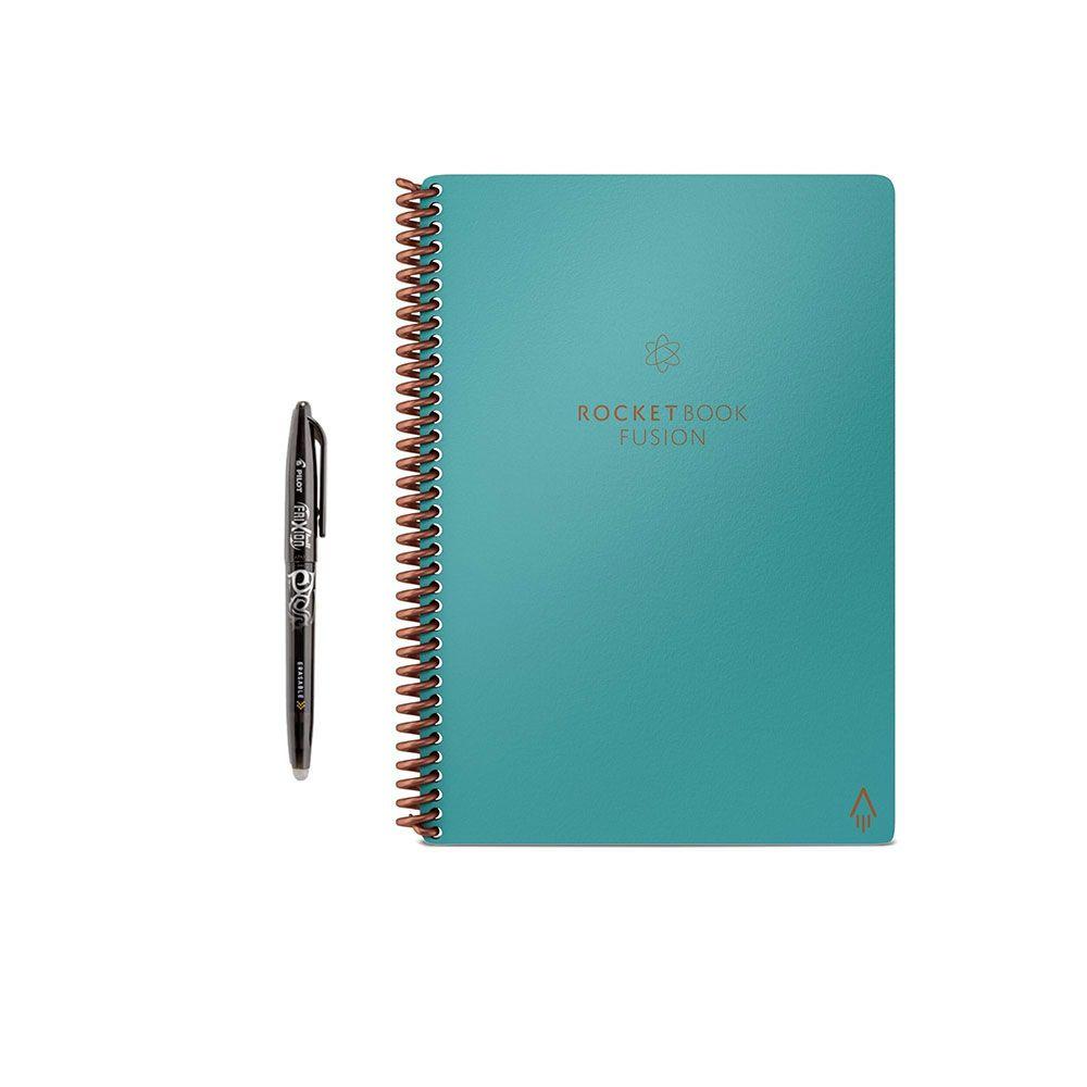 Cuaderno Inteligente Rocketbook Fusion Executive Teal-9