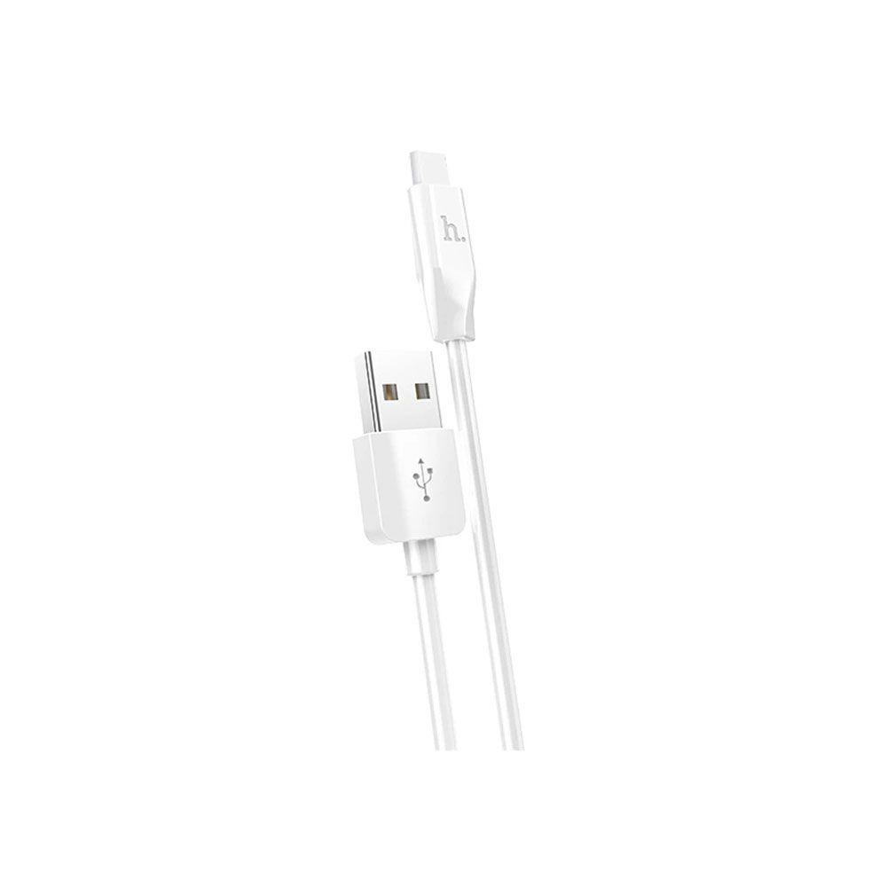 Cable Hoco tipo C X1 1m carga rápida blanco-0