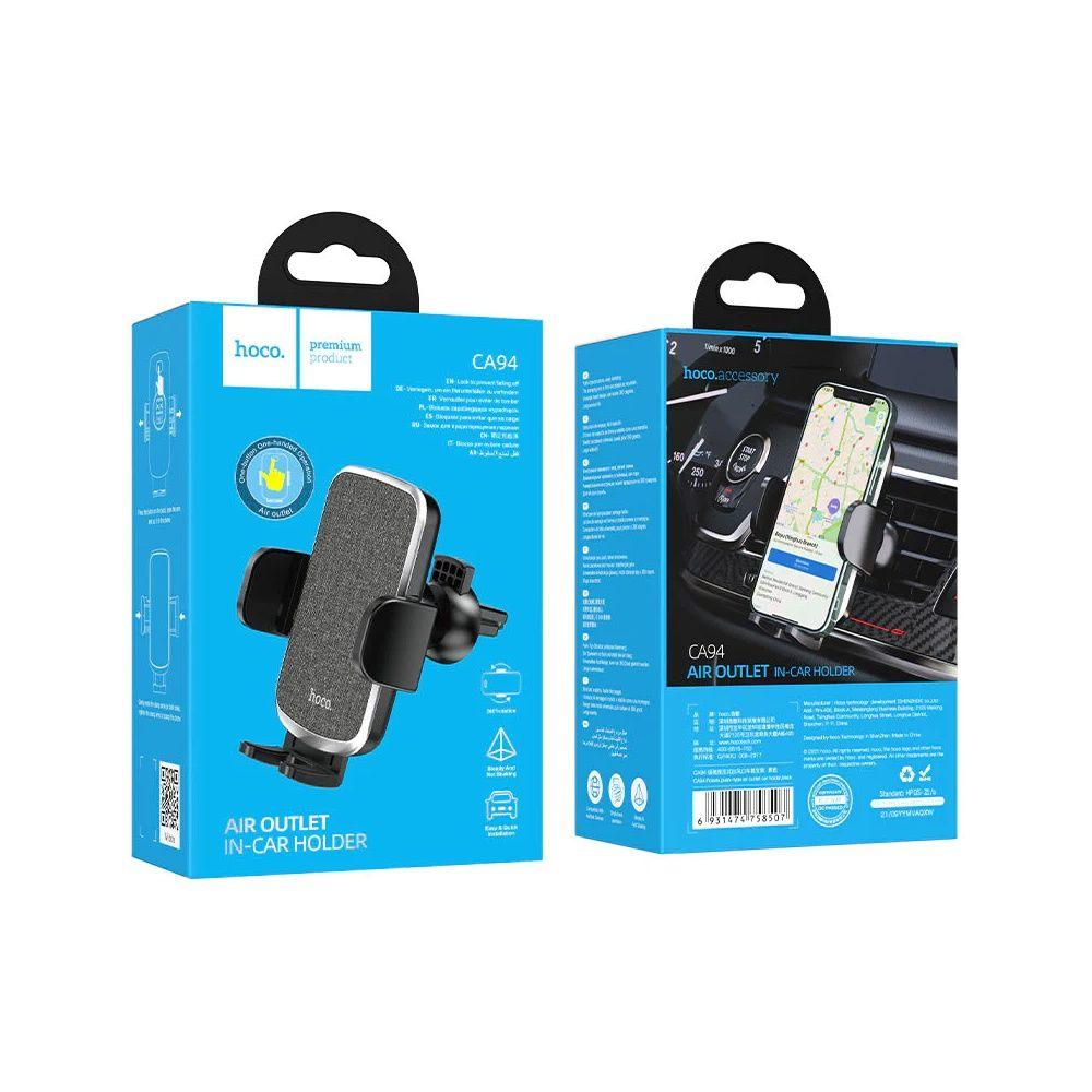Soporte para Auto Hoco Ca94 Polaris para rejilla Negro-4