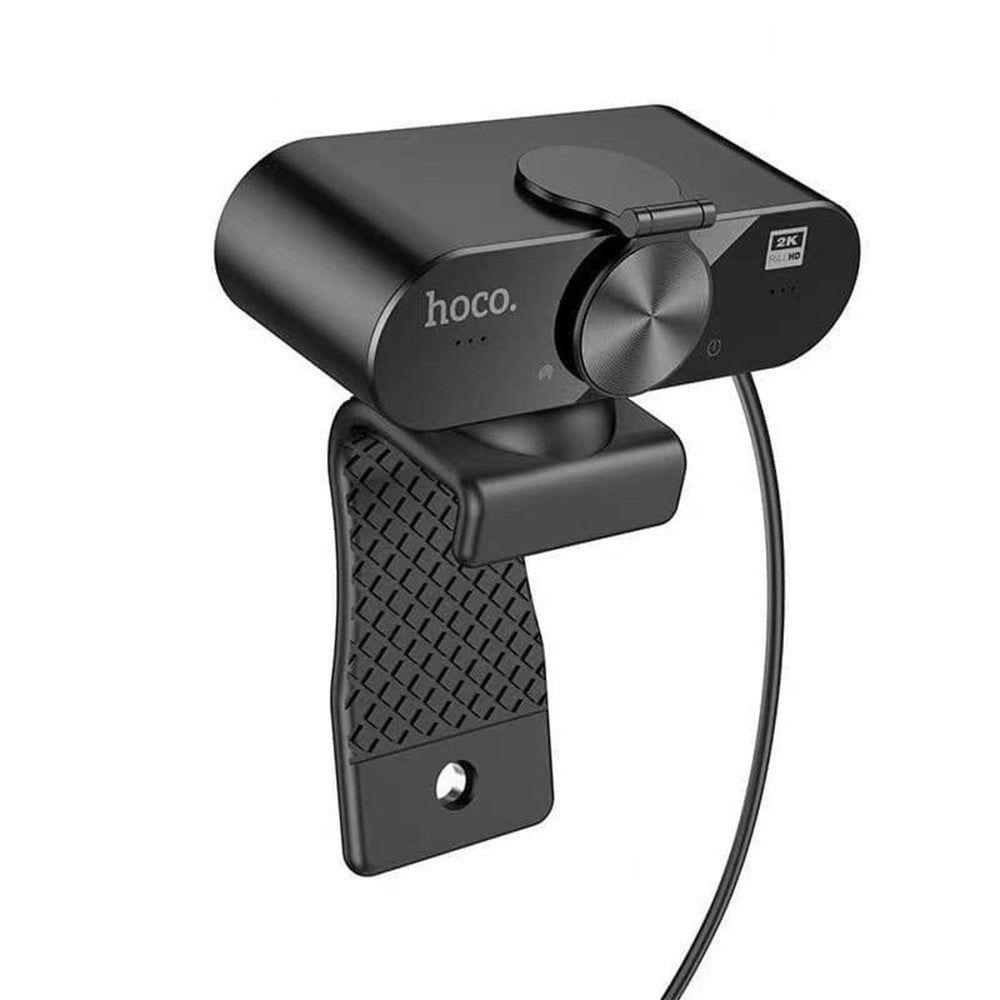 Webcam Hoco DI06 2K con microfono USB Negro-1