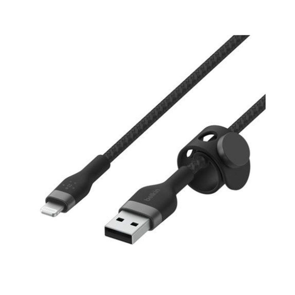 Cable Belkin Pro Flex USB A a Ligthing 1mt Negro-3