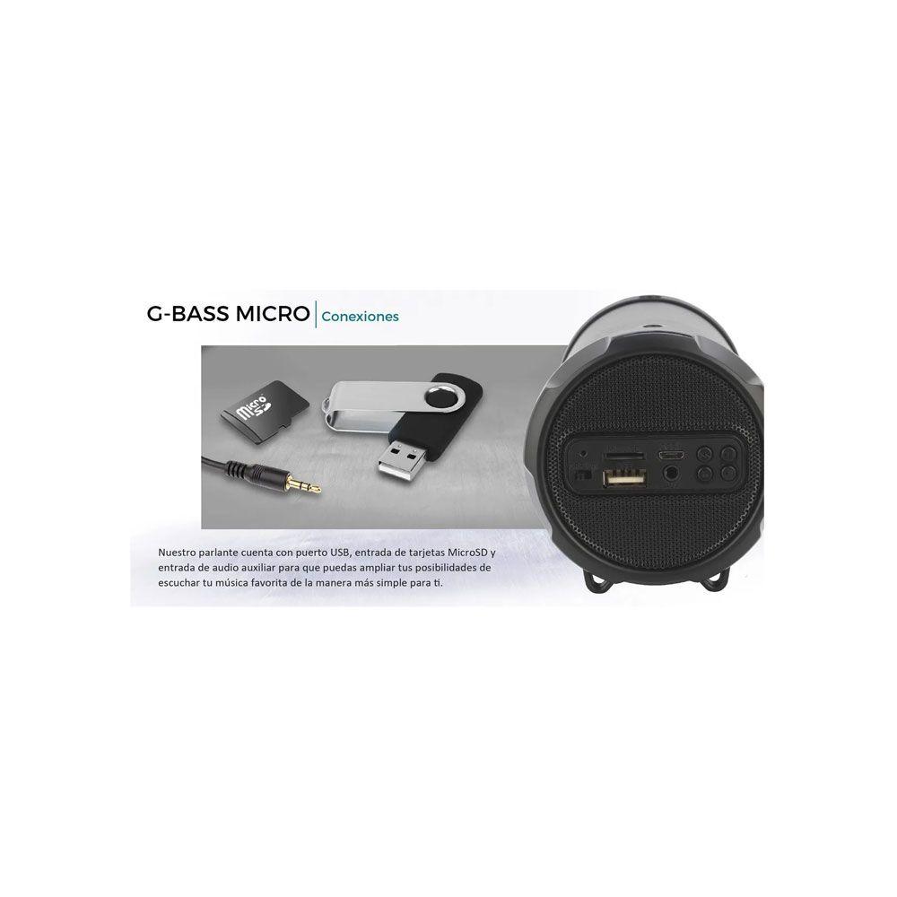 Parlante Master G Bluetooth G Bass Micro 2 pulg 3W Bazuca-2