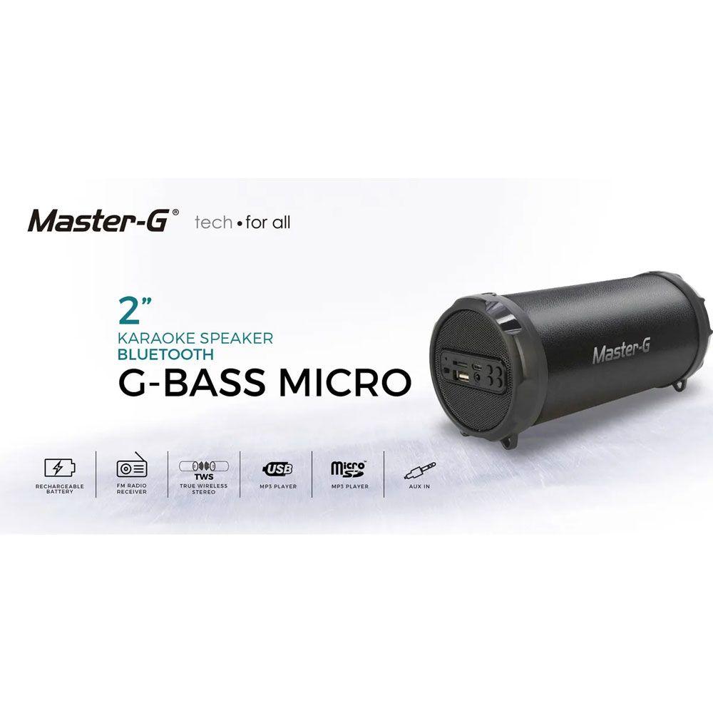 Parlante Master G Bluetooth G Bass Micro 2 pulg 3W Bazuca-3