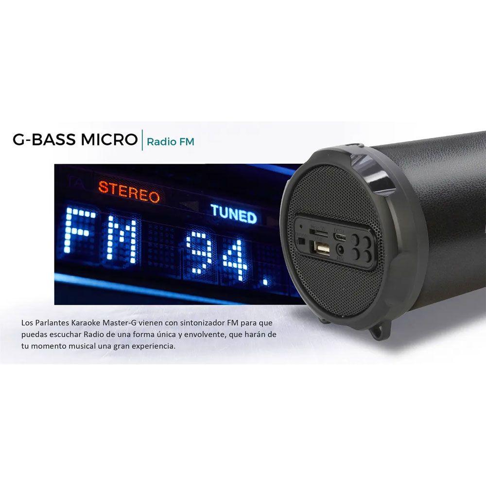 Parlante Master G Bluetooth G Bass Micro 2 pulg 3W Bazuca-5