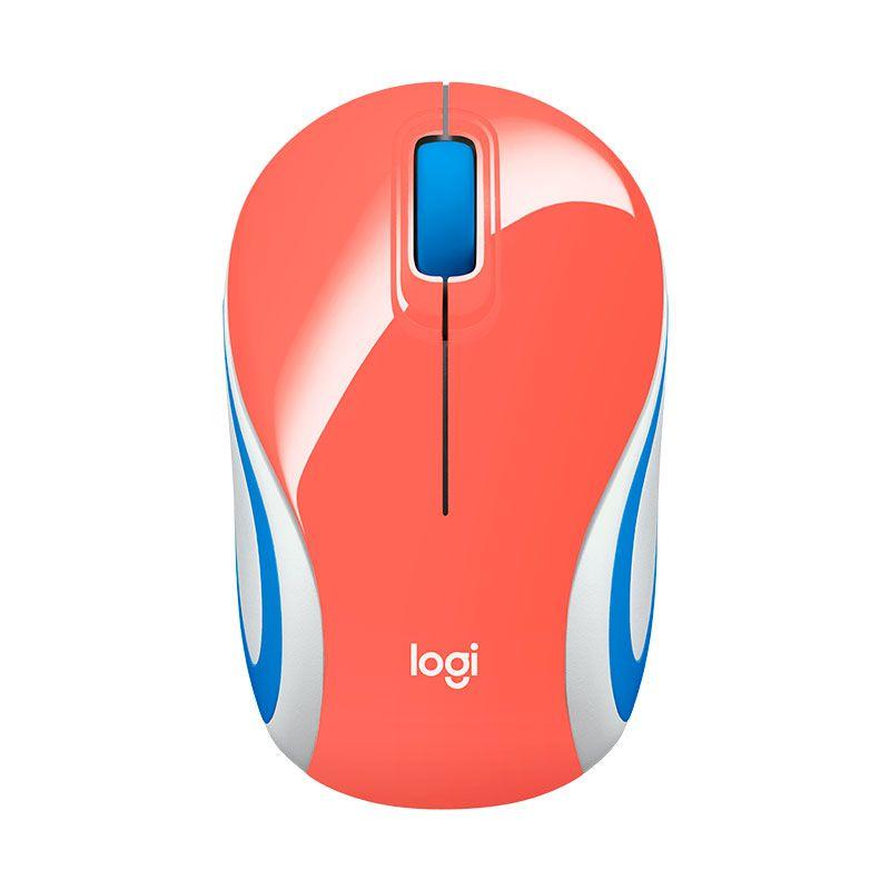 Logitech Mouse Inalámbrico M187 Refresh Coral - Logitech-0