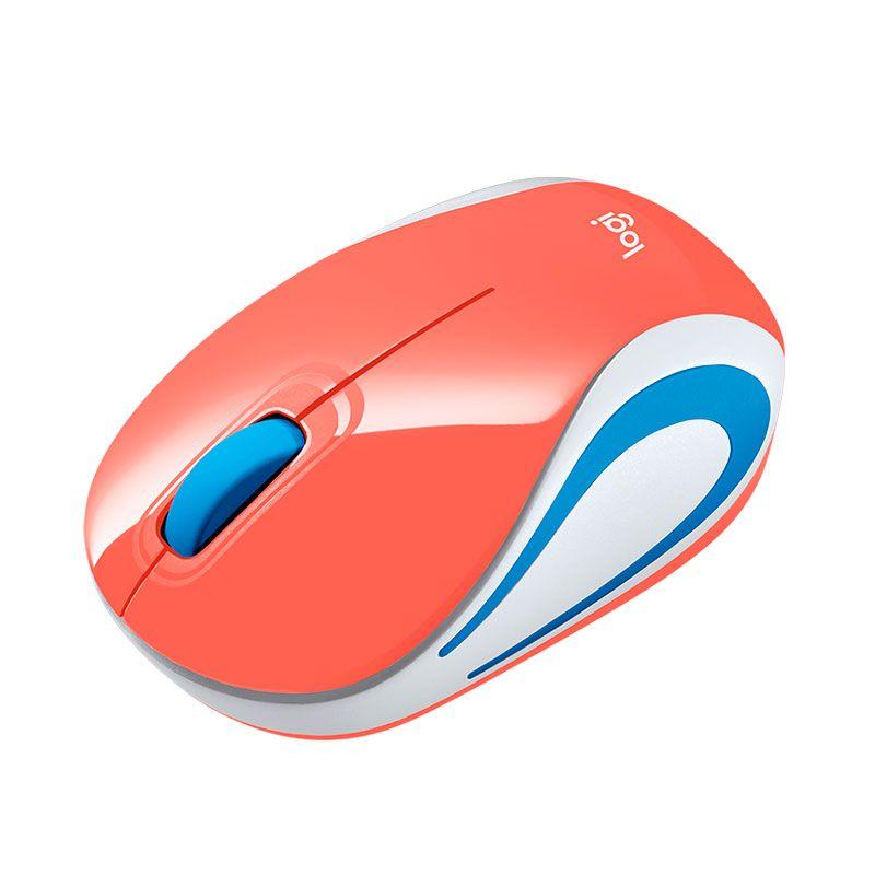 Logitech Mouse Inalámbrico M187 Refresh Coral - Logitech-1
