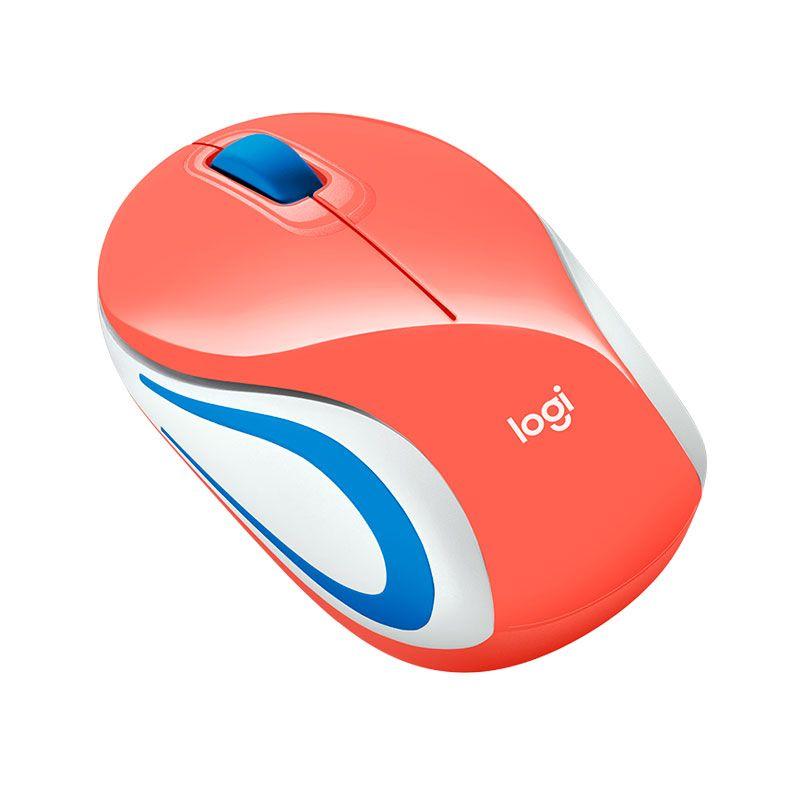 Logitech Mouse Inalámbrico M187 Refresh Coral - Logitech-2