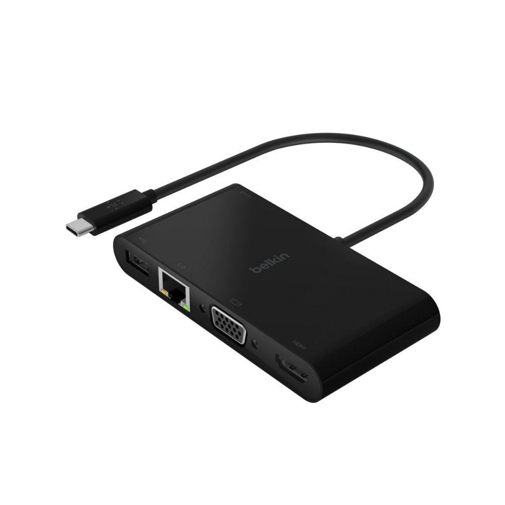HUB Belkin USB C a HDMI, VGA, USB A, Ethernet + carga-0