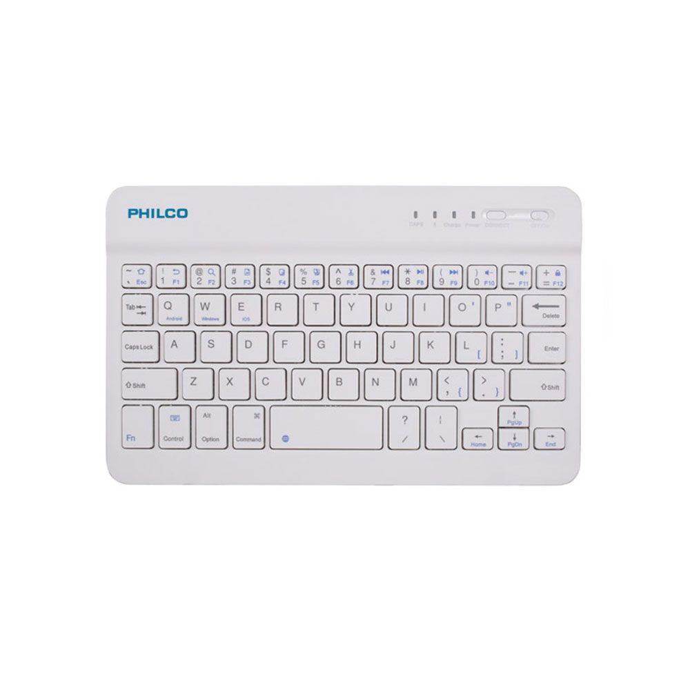 Mini Teclado Philco 7 Pulg Bluetooth PC Android iOS BK701-0