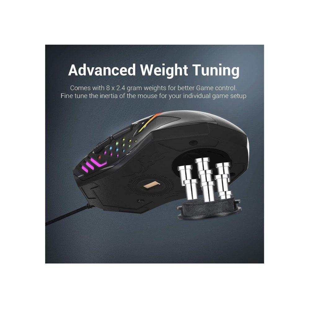 Mouse gamer Redragon Centrophorus 2 M601 RGB 7 botones-2