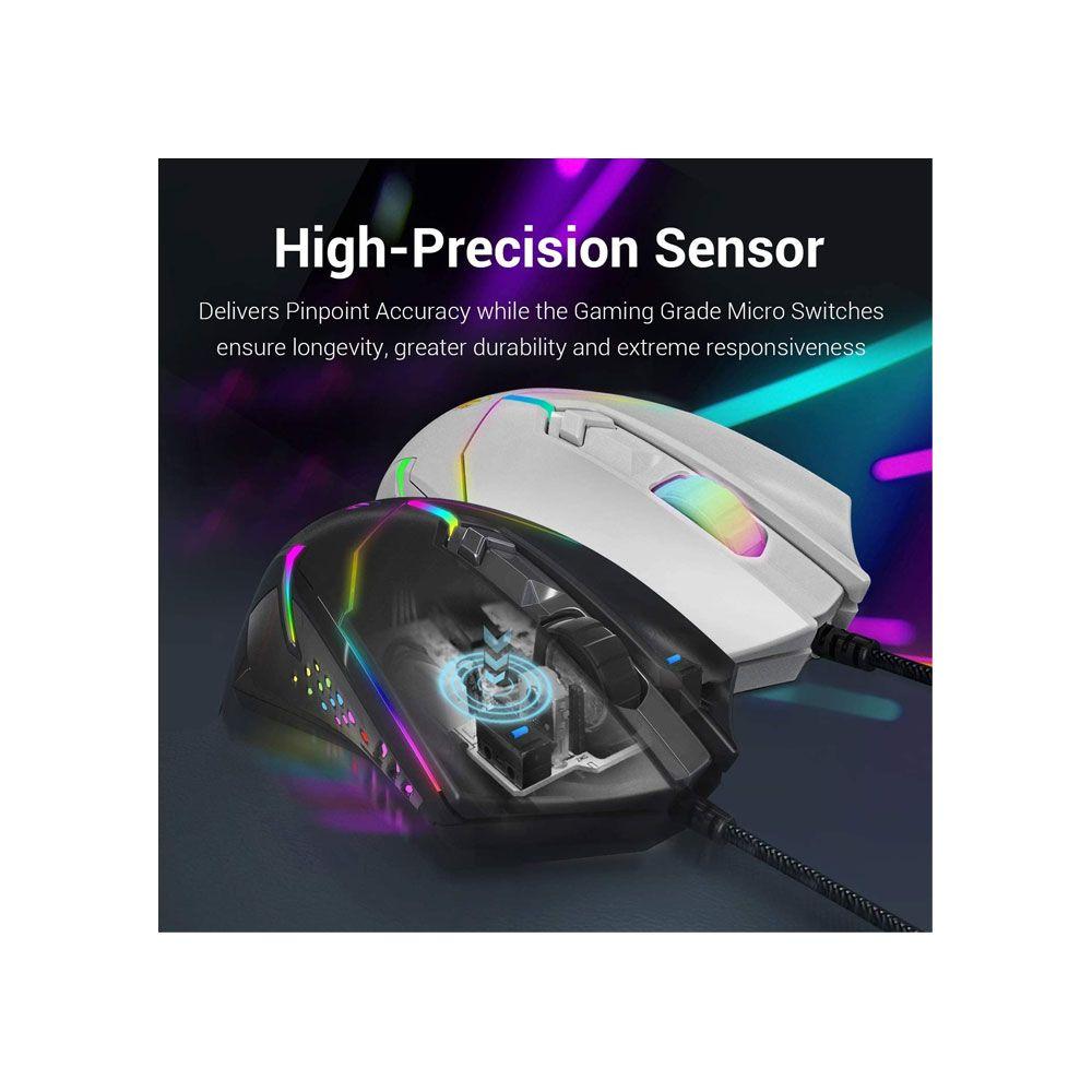 Mouse gamer Redragon Centrophorus 2 M601 RGB 7 botones-3