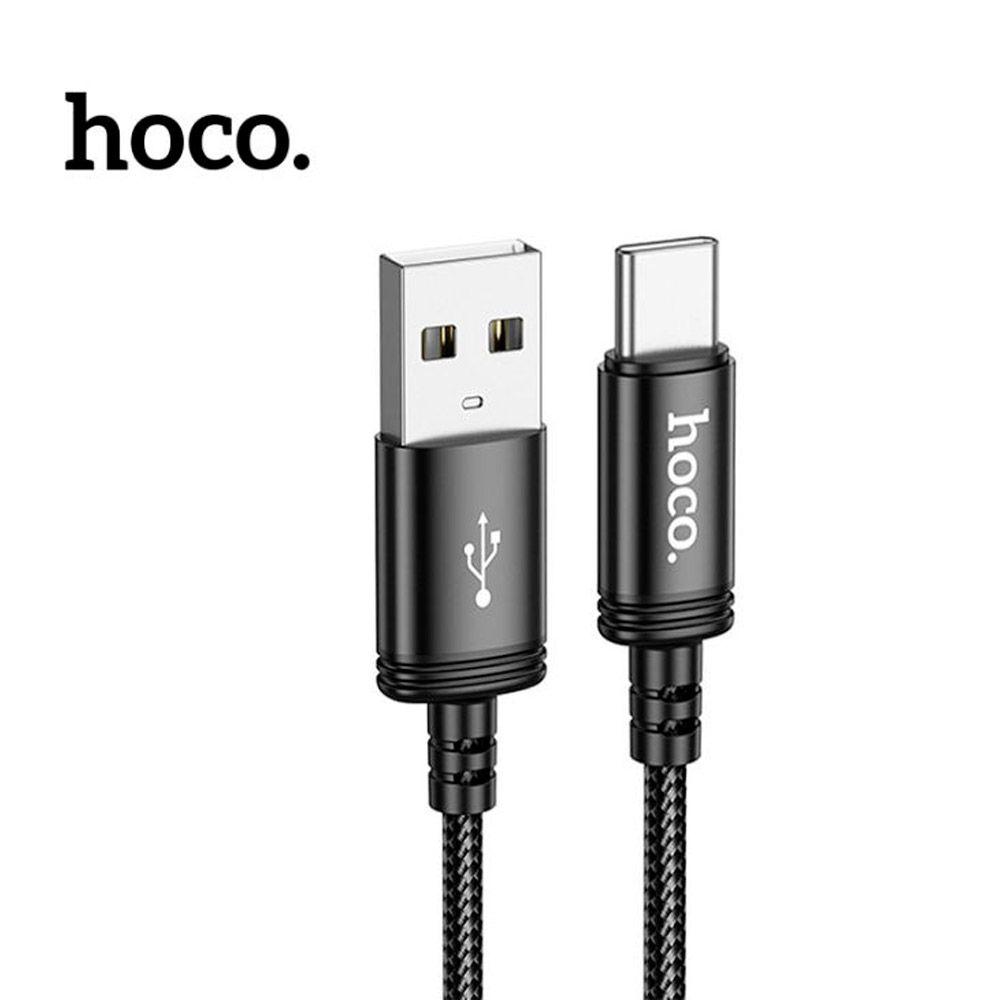 Cable Hoco X89 Wind USB A Tipo C 1m negro-1