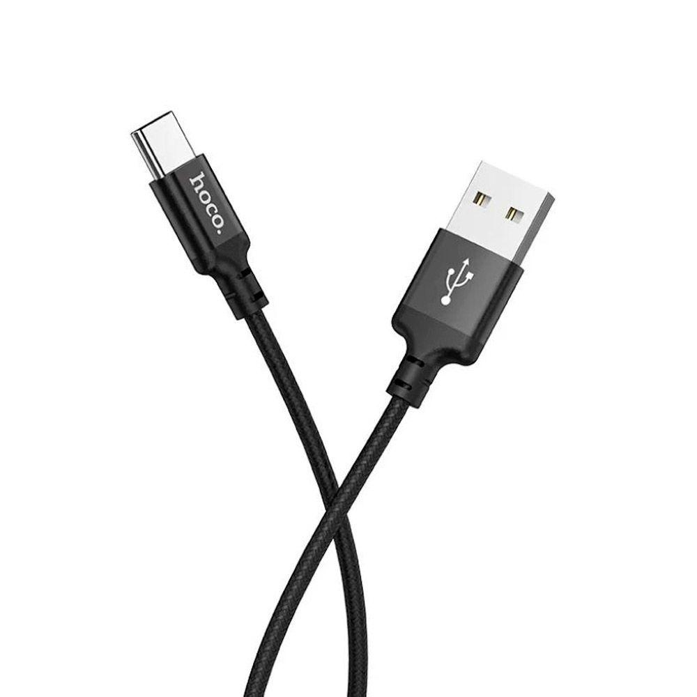 Cable Hoco X89 Wind USB A Tipo C 1m negro-3