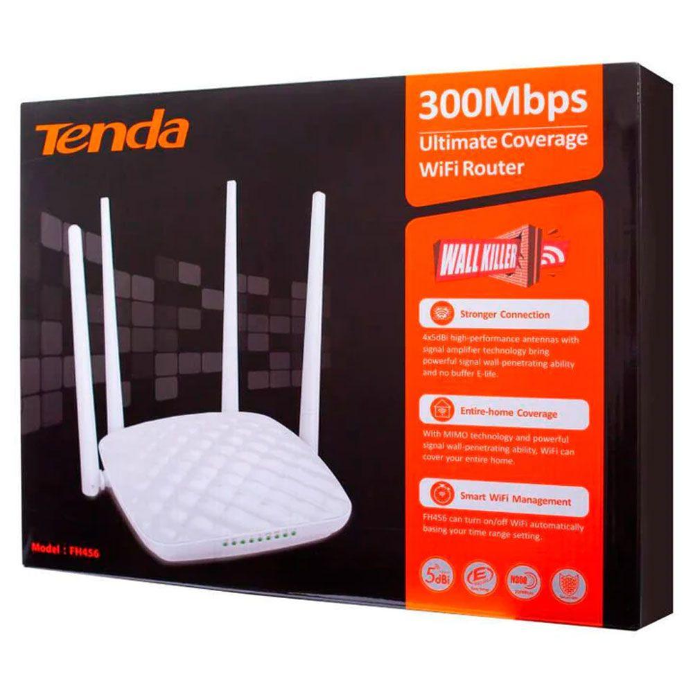 Router Tenda 29TDAFH456 N300 4 Antenas 300 Mbps-7