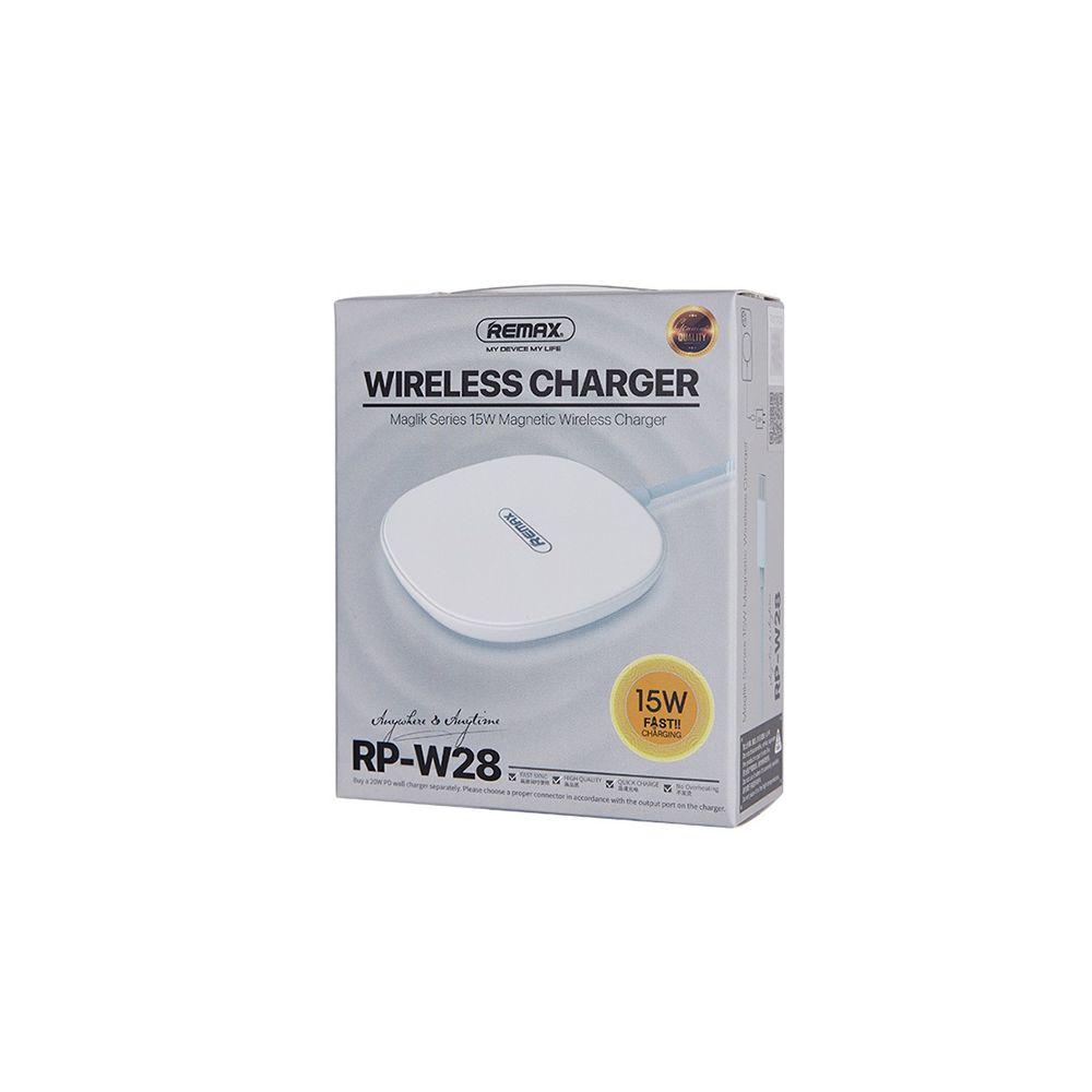 Cargador Inalambrico Remax 15W RP-W28 Blanco-3