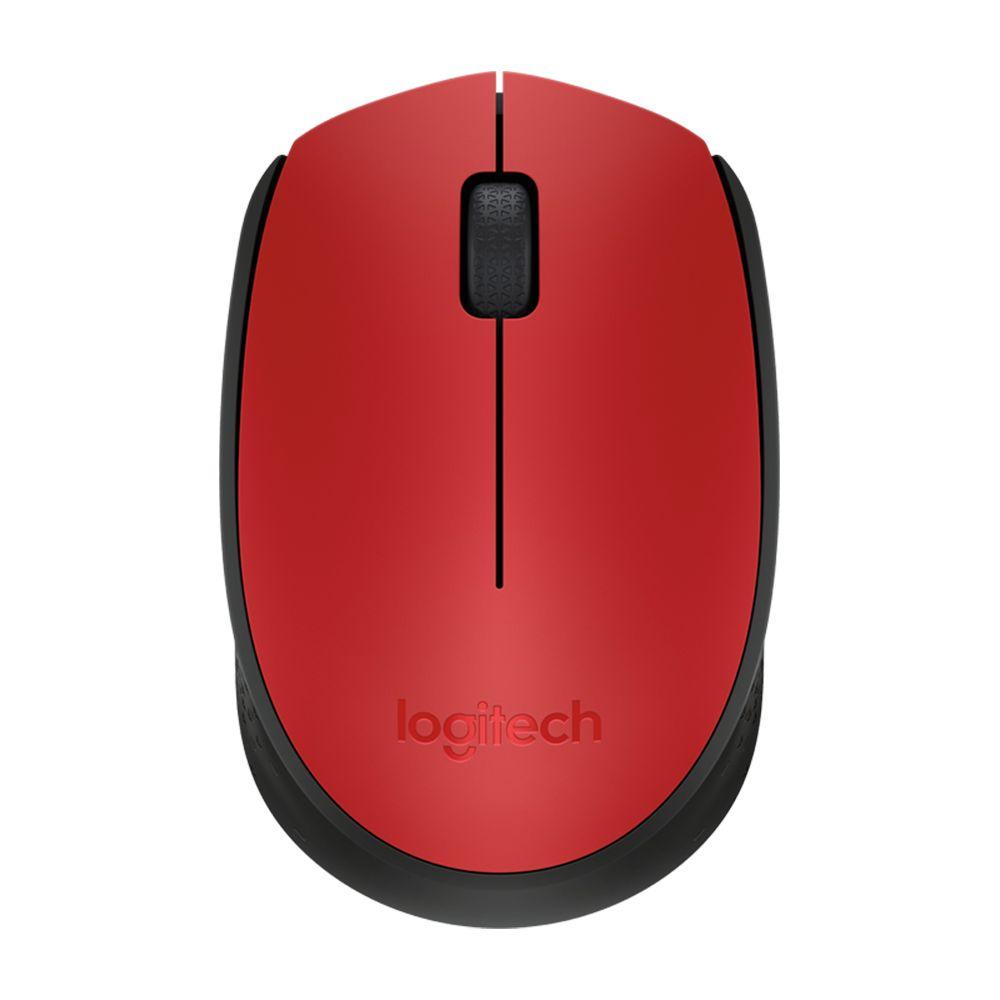 Logitech Mouse Inalámbrico Wireless M170 Rojo - Logitech-0