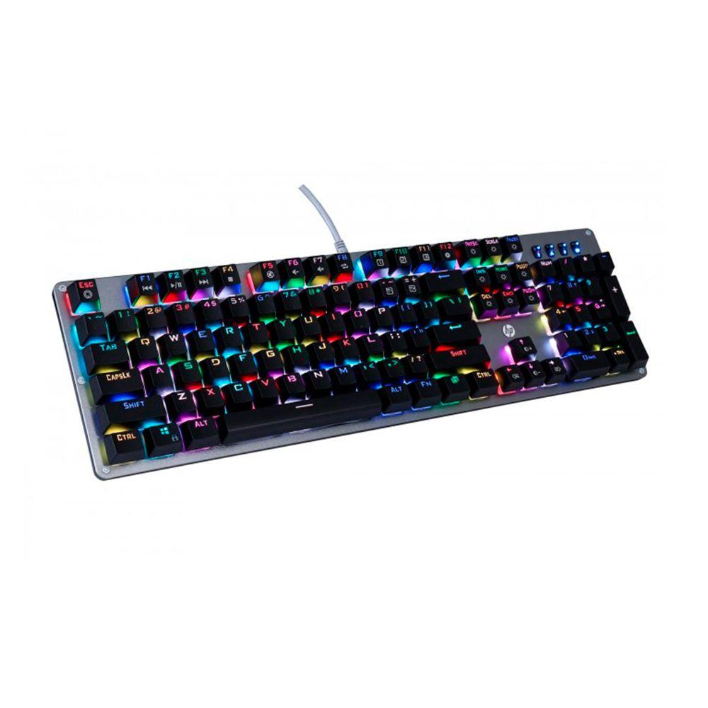 Teclado Gamer Mecanico HP GK100 RGB 1.8m 104 teclas-1